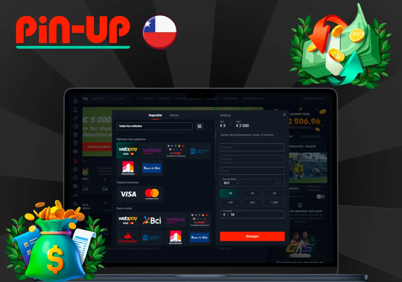 Métodos de pago aceptados para depósitos y retiros en la plataforma